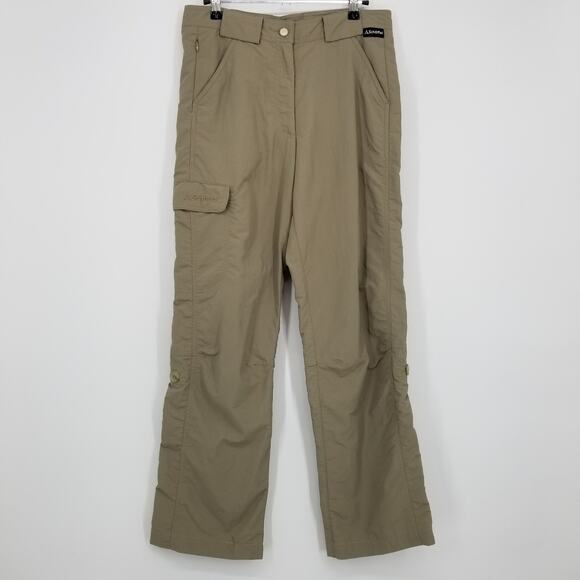 3/$25 Schoffel Cargo Pants US 8 Womens Khaki Tan Outdoor Hiking Convertible - Picture 1 of 15